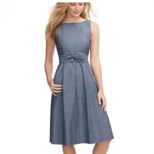 L.L. Bean signature chambray cotton Dress
